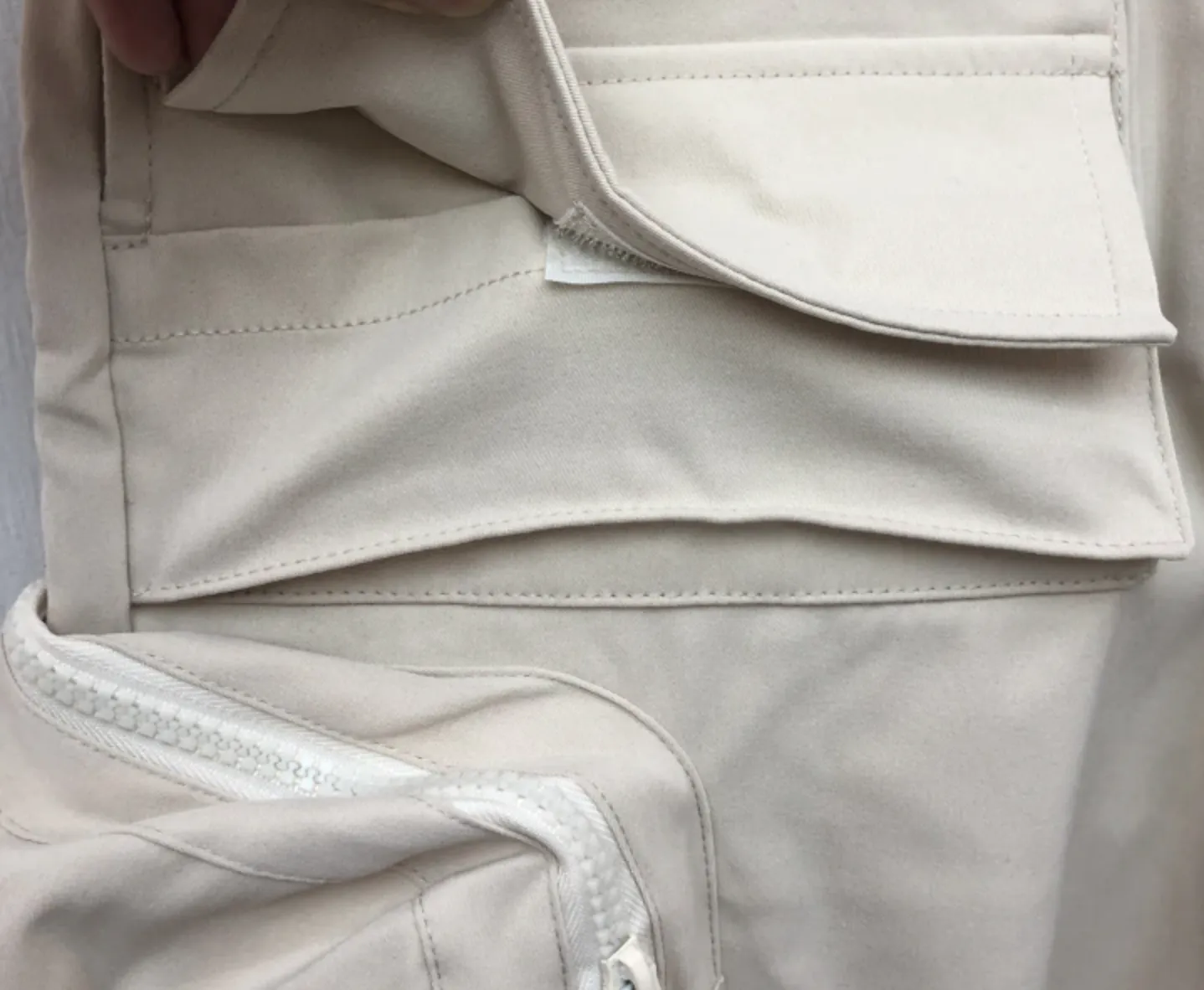 Men's Khaki Drawstring Pocket Cargo Pants