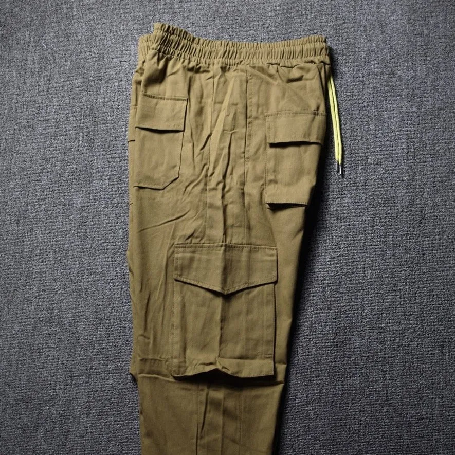 Mens Khaki Street Cargo Pants