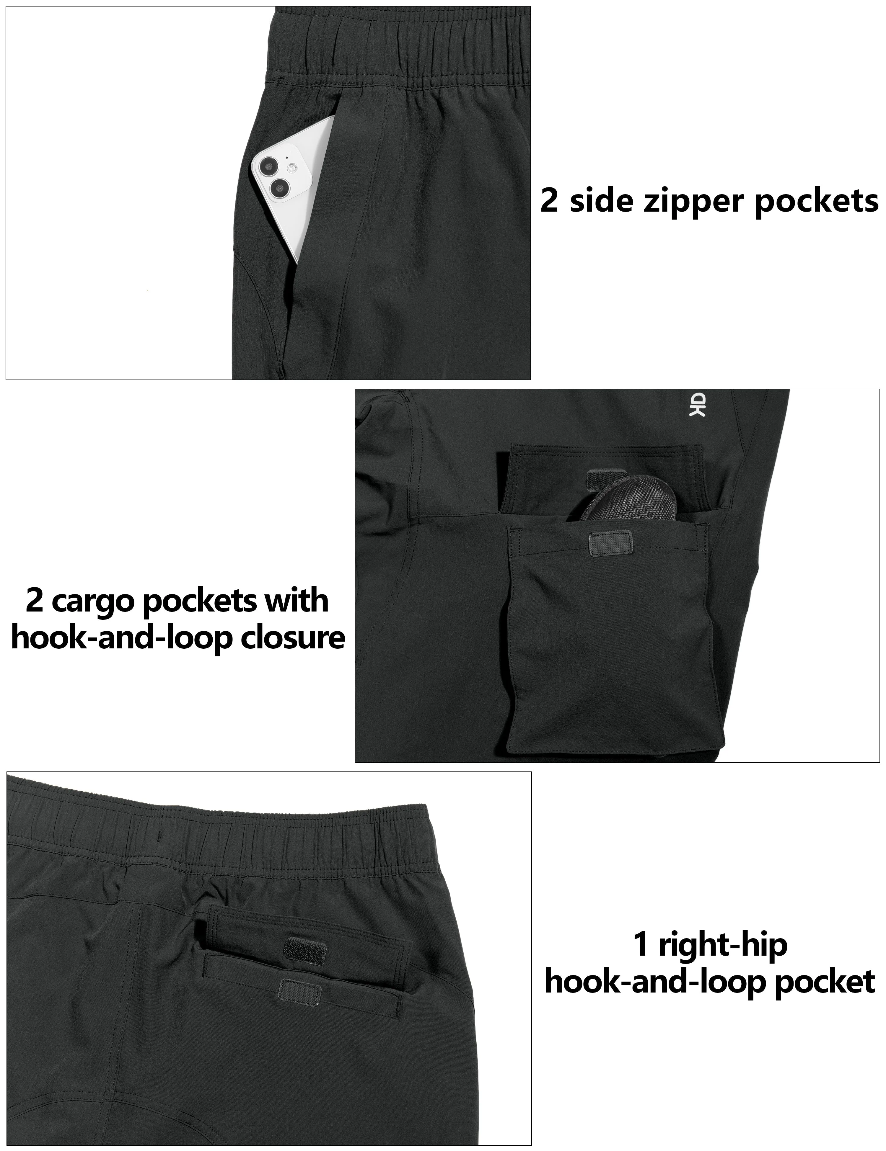 Men's Quick Dry Hiking Cargo Joggers Pants