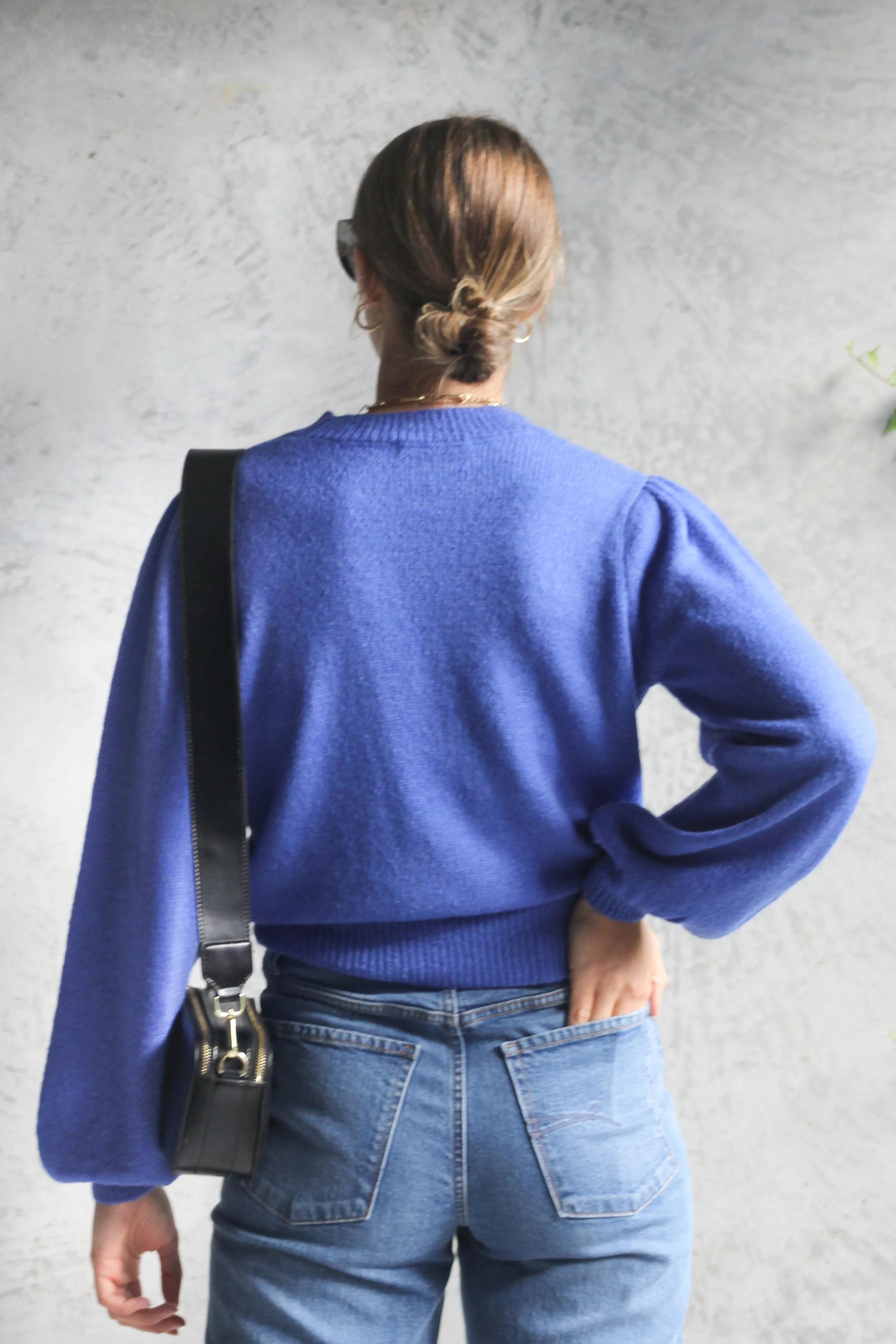 Montana Blue Blouson Sleeve Jumper