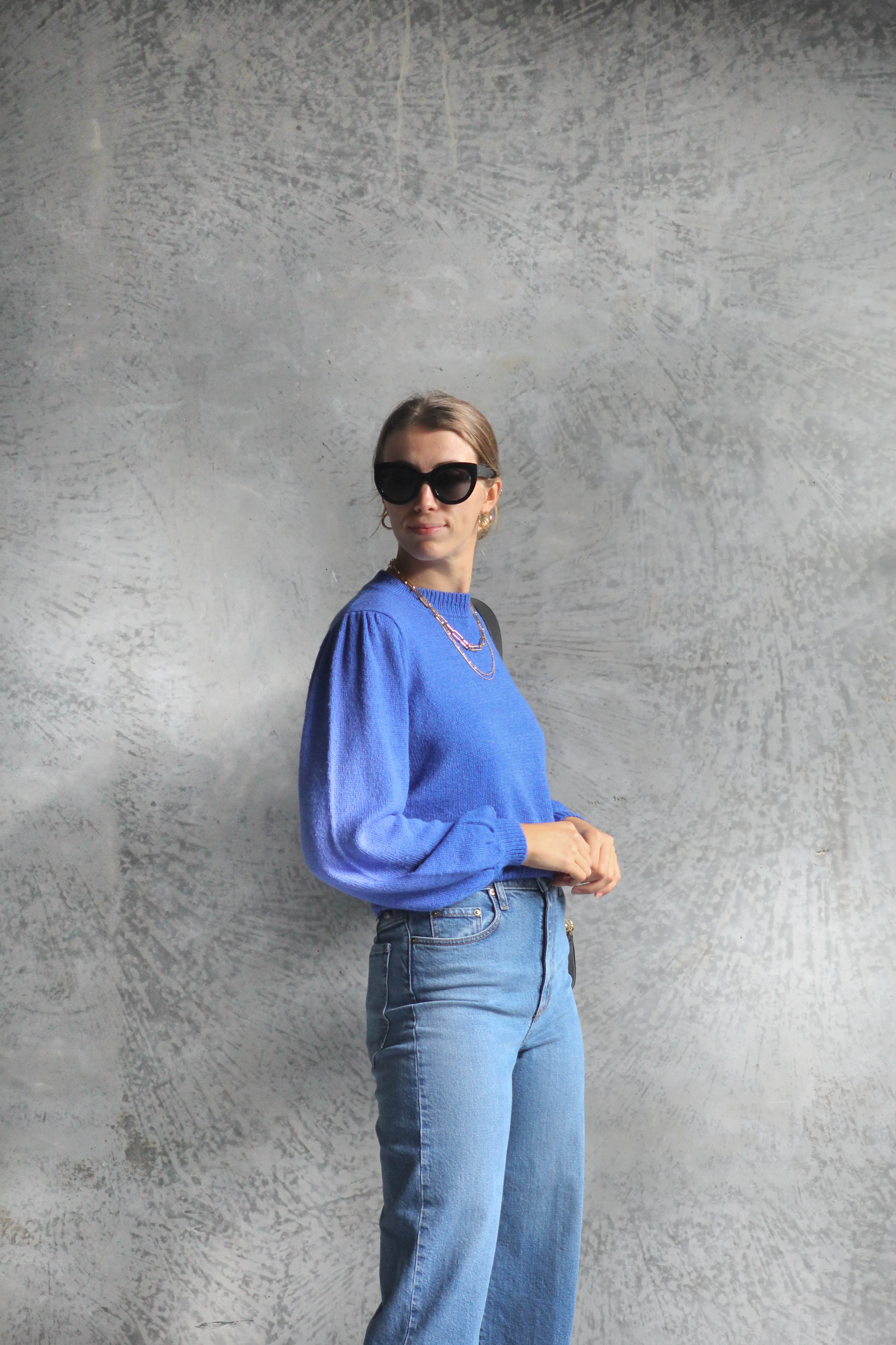 Montana Blue Blouson Sleeve Jumper