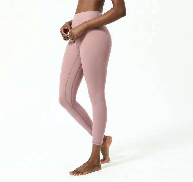 New double-sided brushed yoga pants