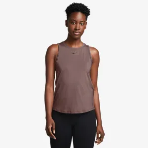 Nike Women's Dri-FIT One Classic Tank Top Smokey Mauve / Black