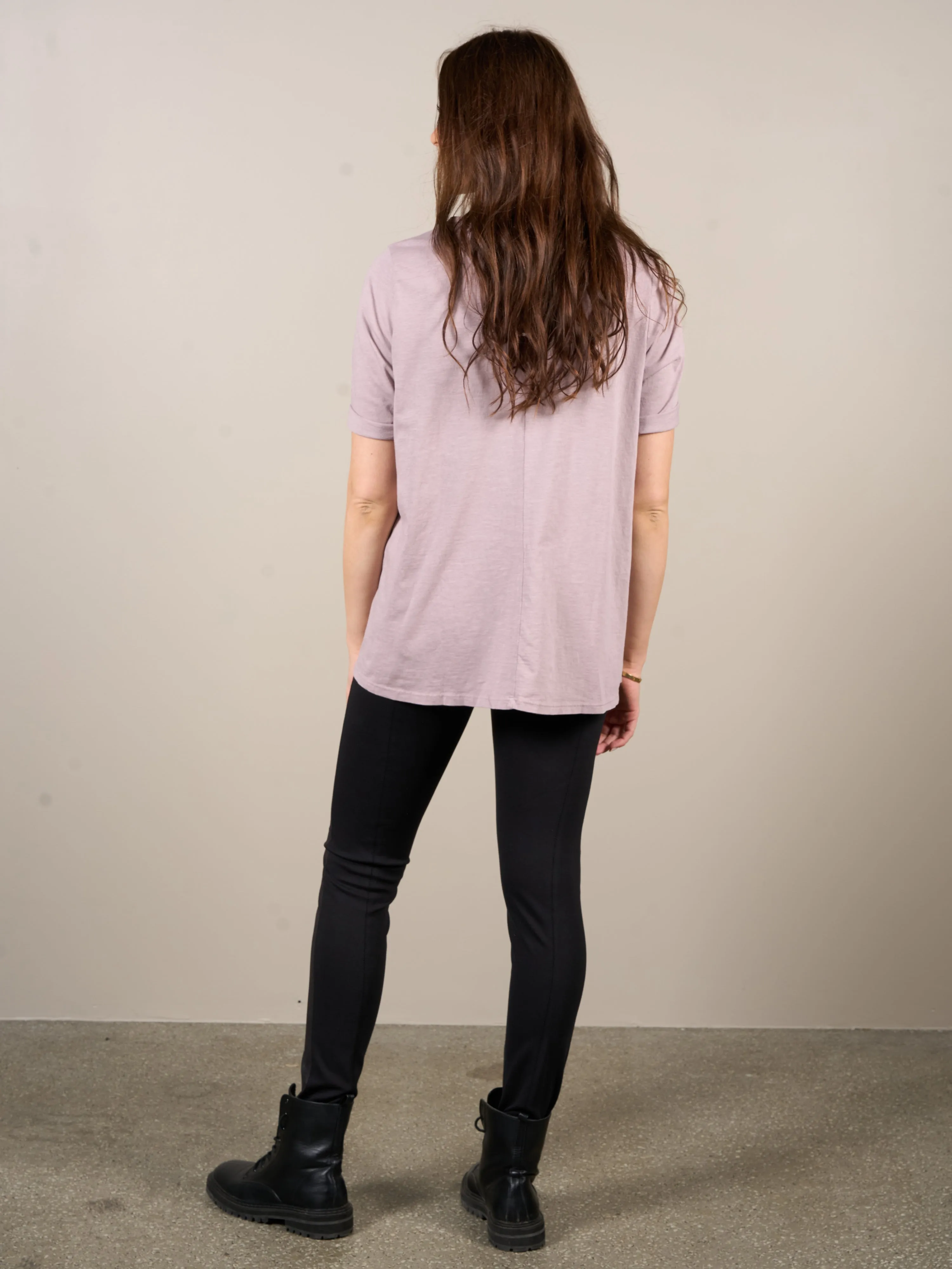 OAKLEE oversize t-shirt - Dusty purple