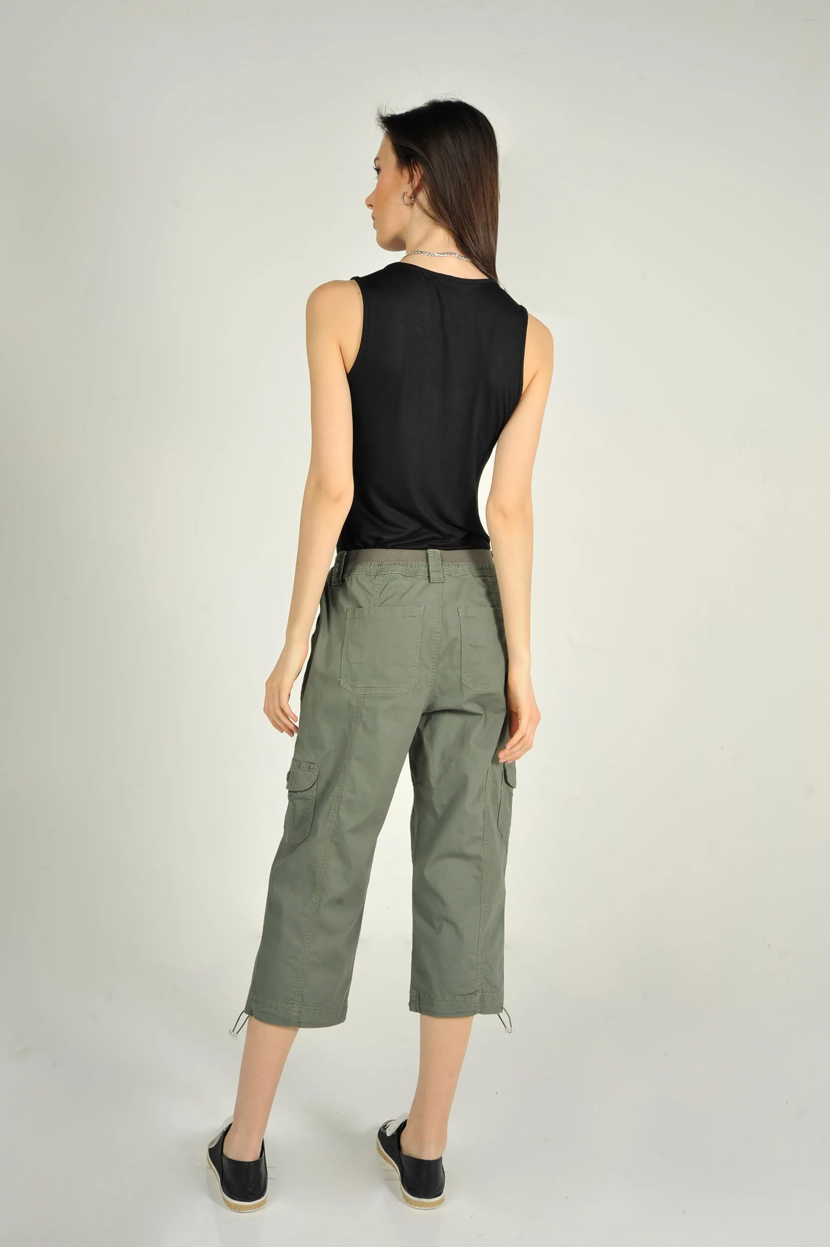 Pantalon capri cargo - 8266018 - (E-C16)