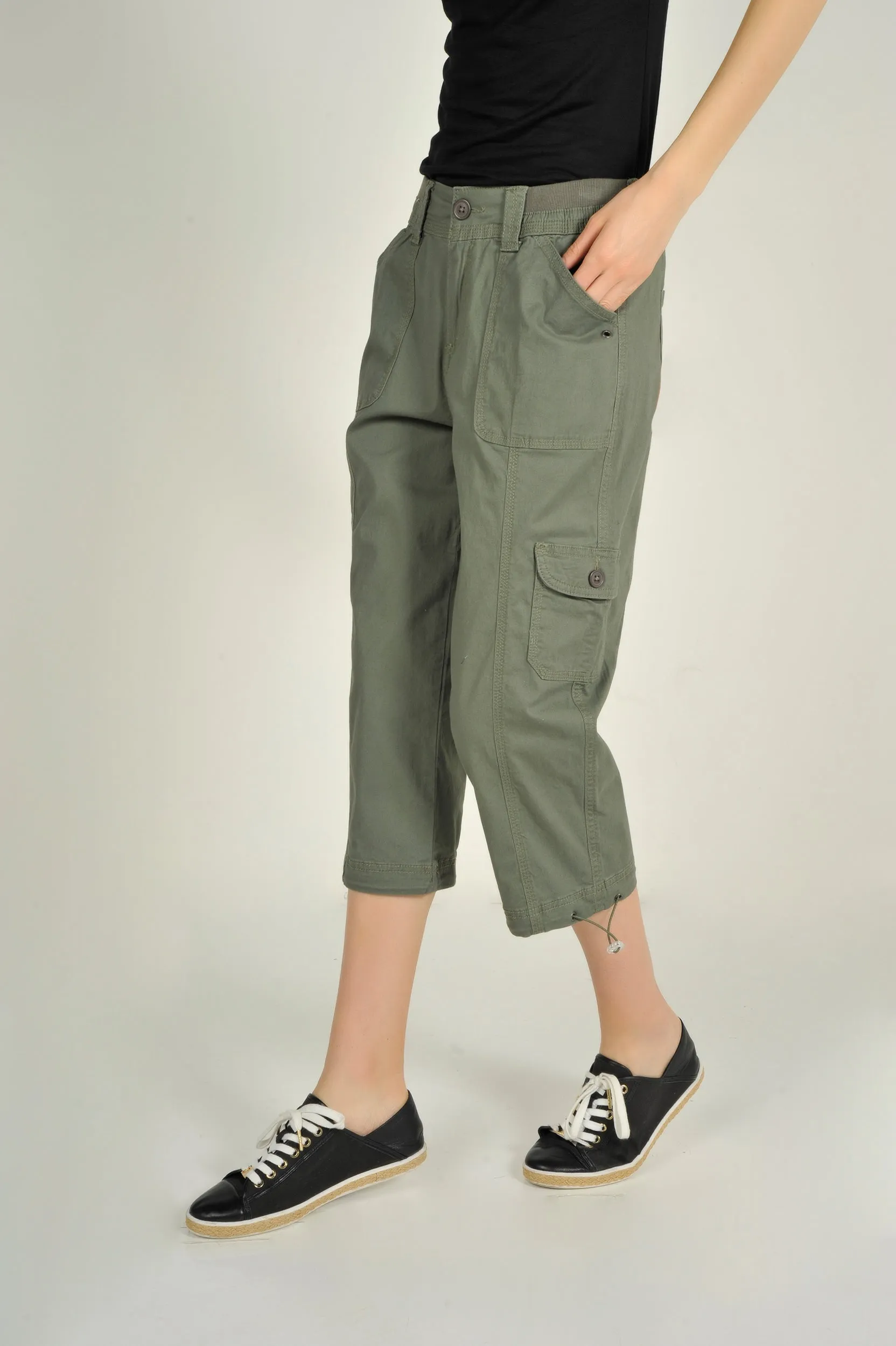 Pantalon capri cargo - 8266018 - (E-C16)