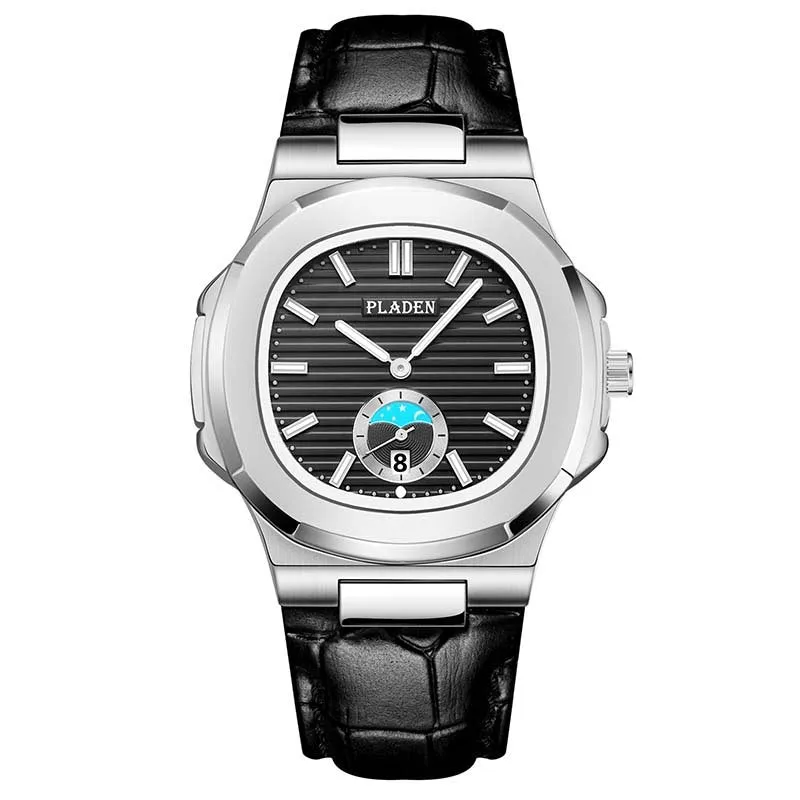 PLADEN Classic Waterproof Quartz Watch