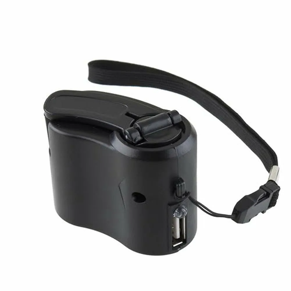 Portable Hand Crank Emergency Phone Fast USB Charger