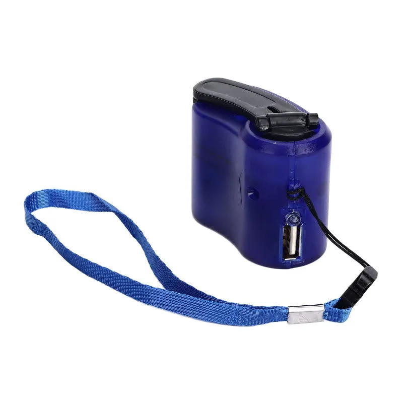 Portable Hand Crank Emergency Phone Fast USB Charger