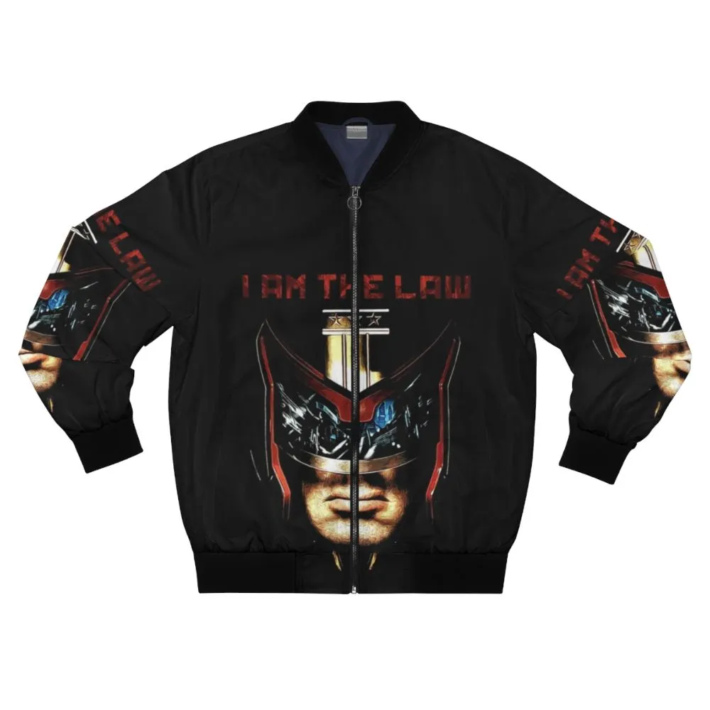 "I Am the Law" Sci-Fi Bomber Jacket