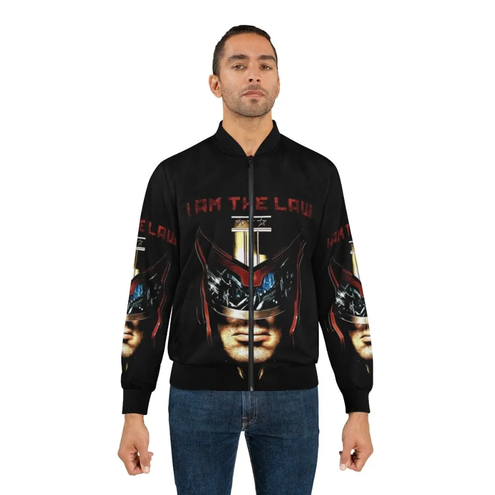 "I Am the Law" Sci-Fi Bomber Jacket