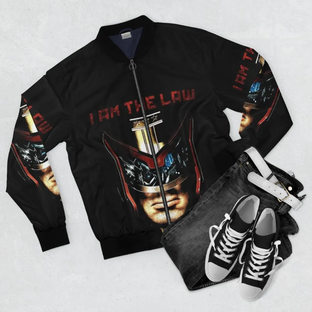 "I Am the Law" Sci-Fi Bomber Jacket