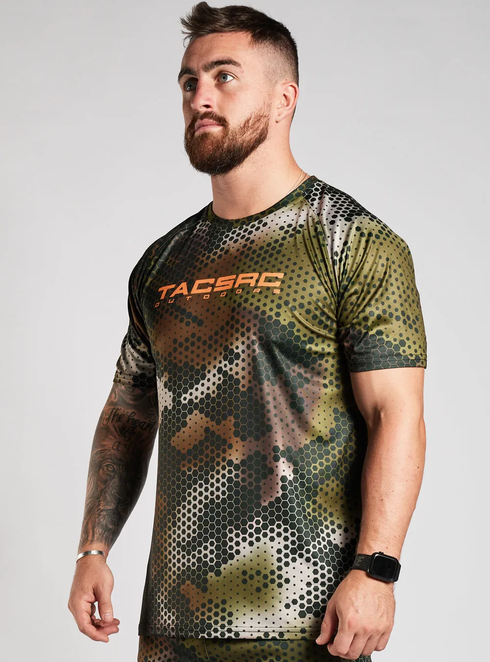 SALE - TacSource Outdoors SS Crew Tee - Zougla Camo