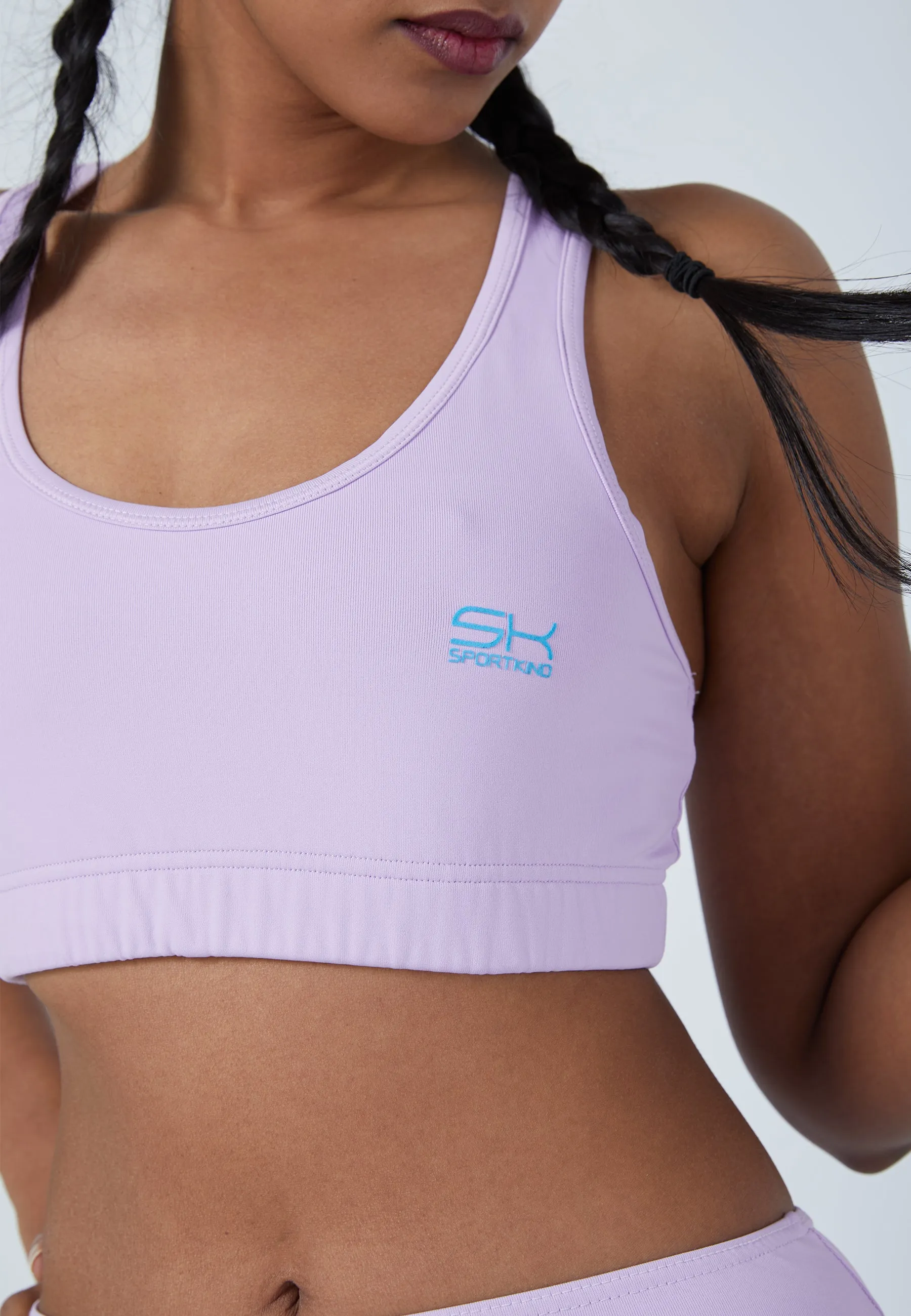 Sports Bra with Racerback, lilac