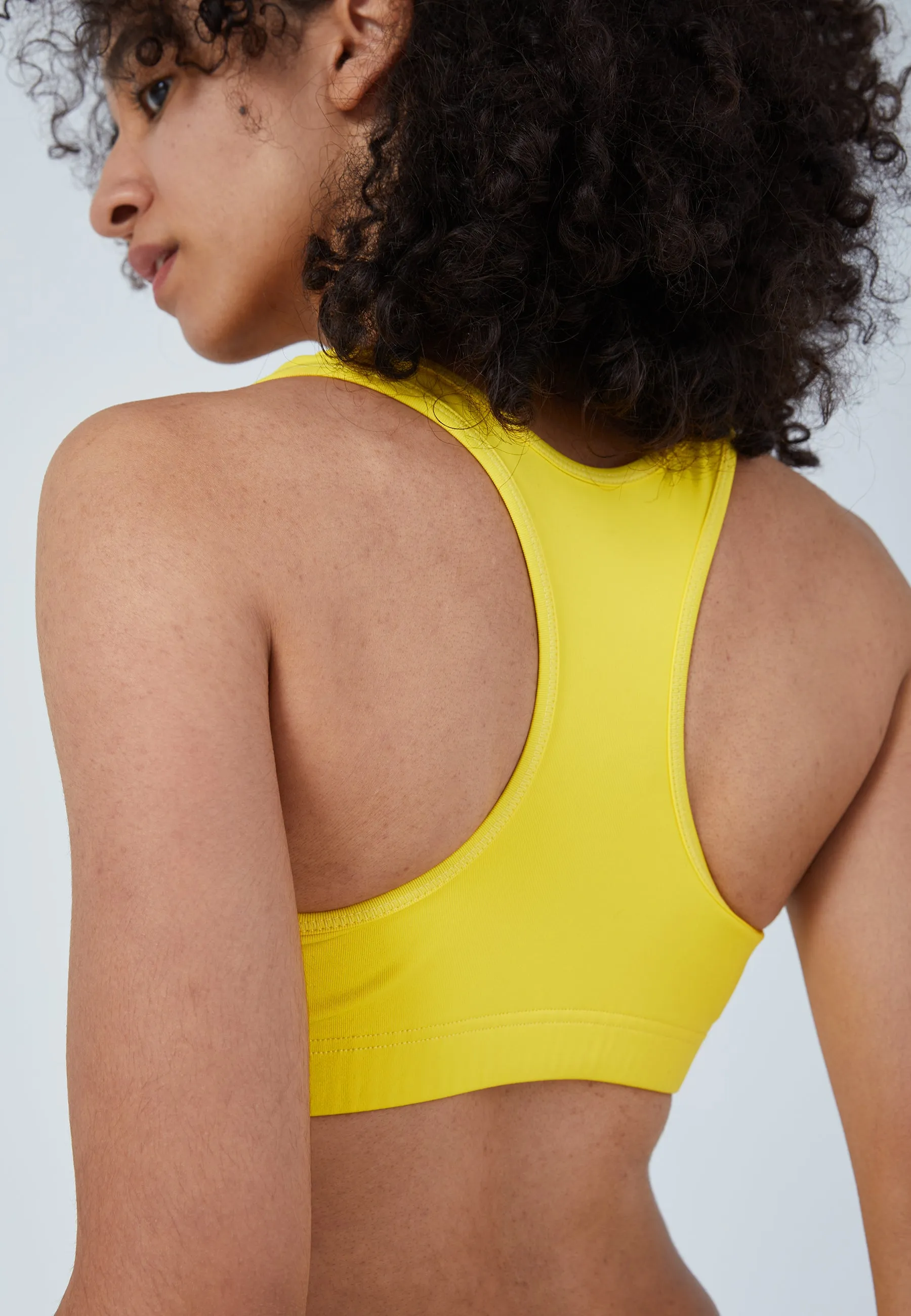 Sports Bra with Racerback, yellow