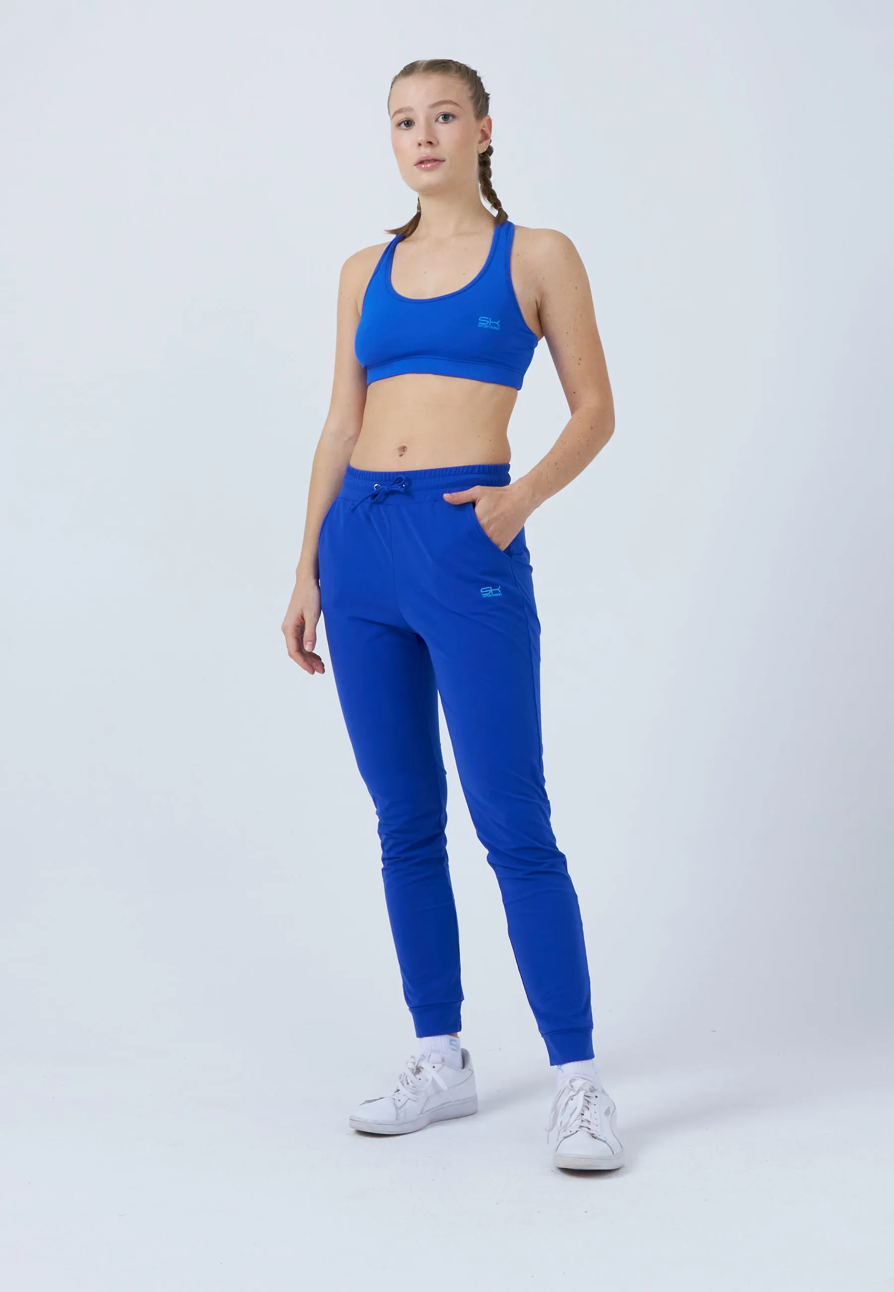 Tennis Jogger Tracksuit Pants, cobalt blue