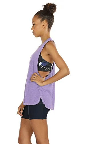 TK16-S icyzone Yoga Tops Activewear Workout Clothes Sports Racerback Tank Tops for Women