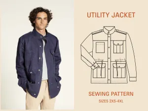 Utility jacket sewing pattern