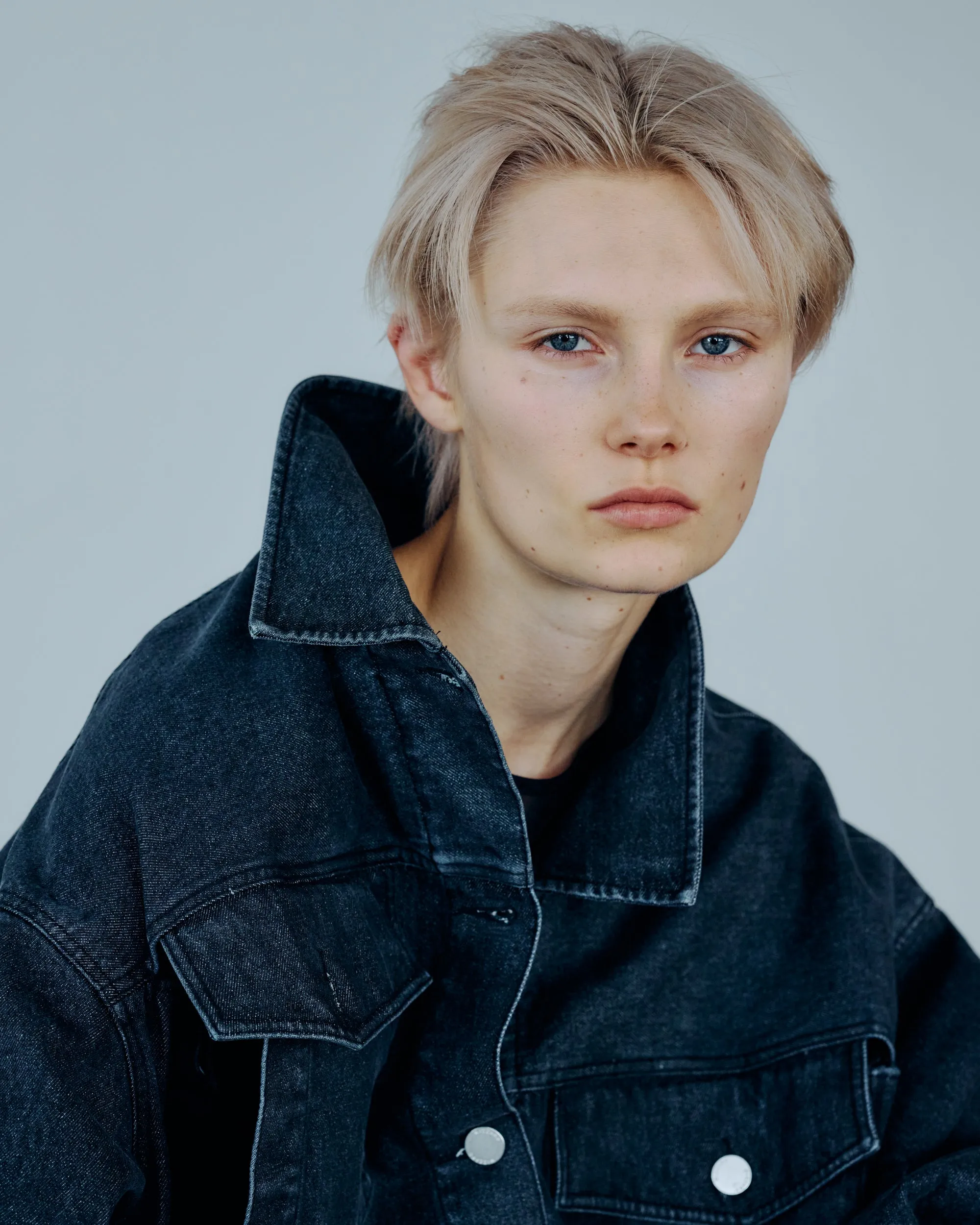 VENTILATION DENIM BLOUSON