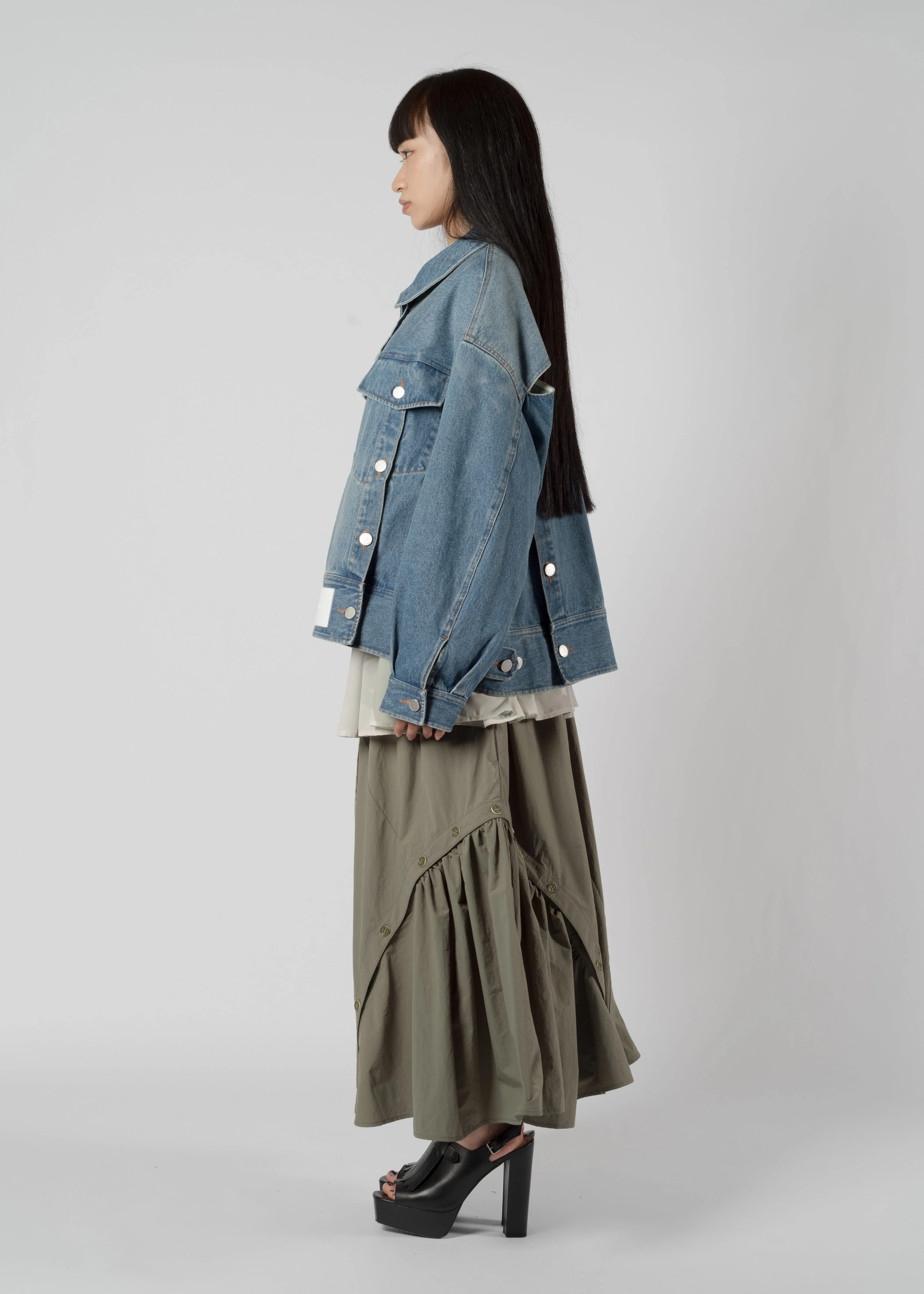 VENTILATION DENIM BLOUSON