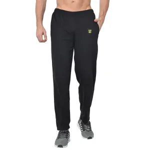 Vimal Jonney Black Cotton Trackpant For Men's