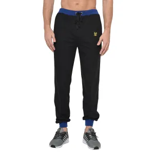 Vimal Jonney Dark Blue Cotton Trackpant For Men's