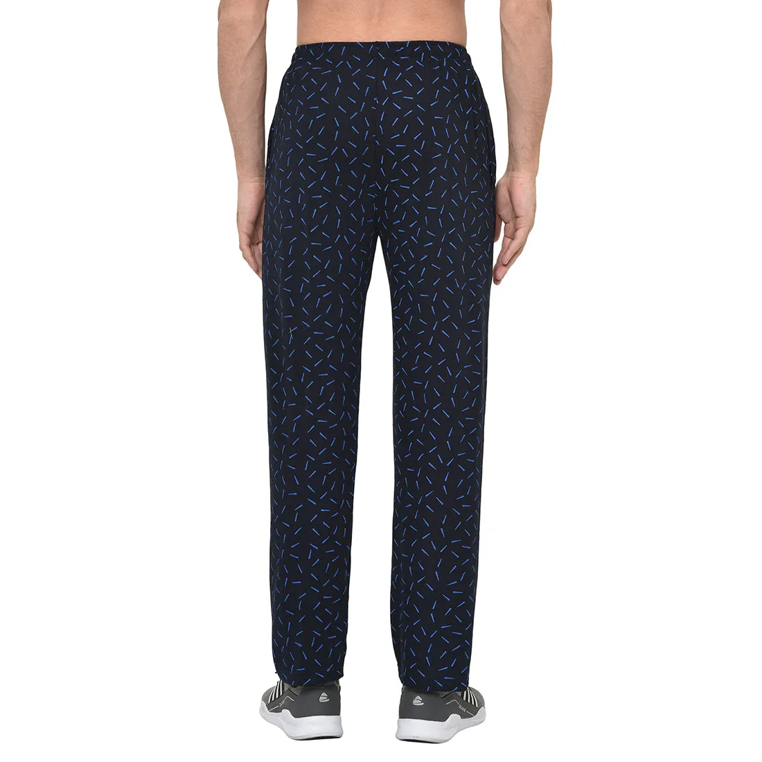 Vimal Jonney Dark Blue Cotton Trackpant For Men's