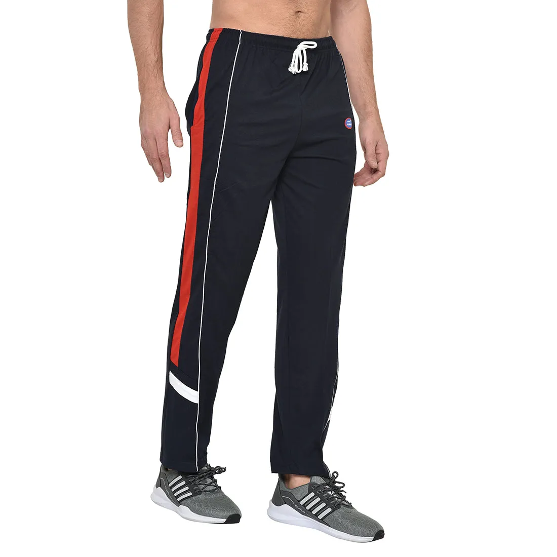 Vimal Jonney Dark Blue Cotton Trackpant For Men's