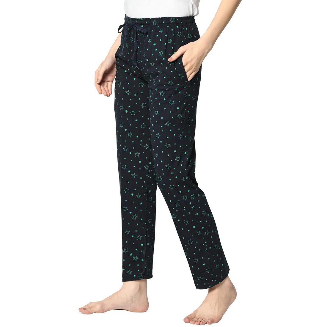 Vimal Jonney Dark Blue Trackpant For Women's