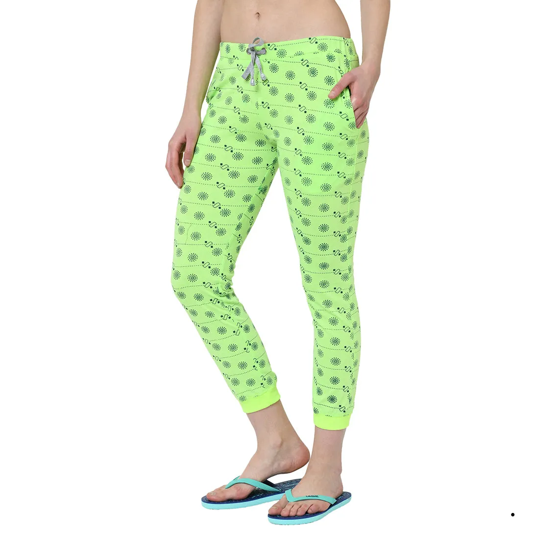 Vimal Jonney Green Trackpant For Women's