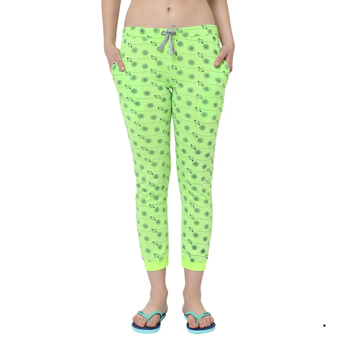 Vimal Jonney Green Trackpant For Women's