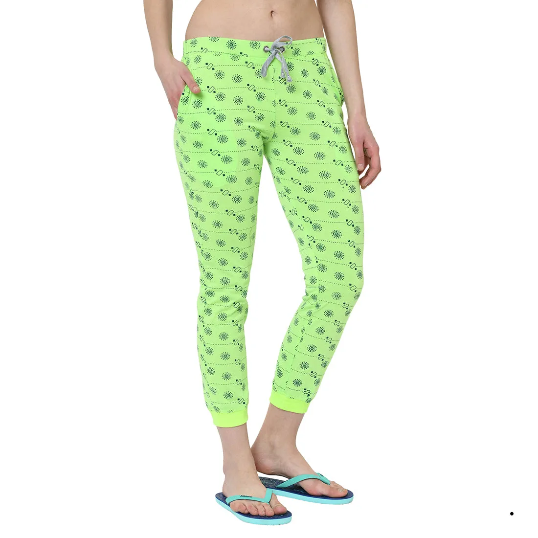 Vimal Jonney Green Trackpant For Women's