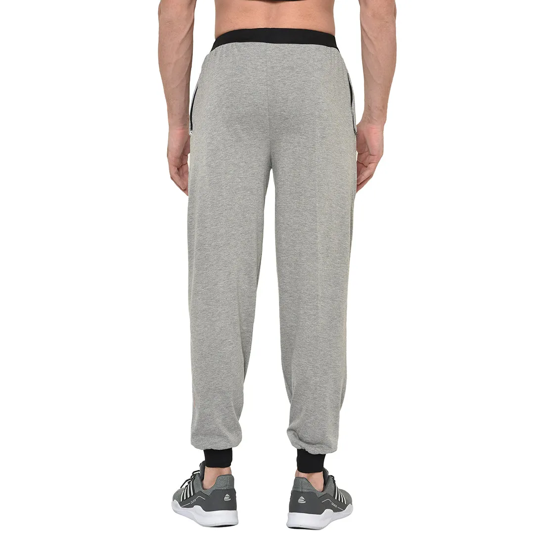 Vimal Jonney Grey Cotton Trackpant For Men's