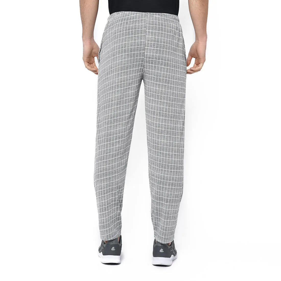 Vimal Jonney Grey Cotton Trackpant For Men's