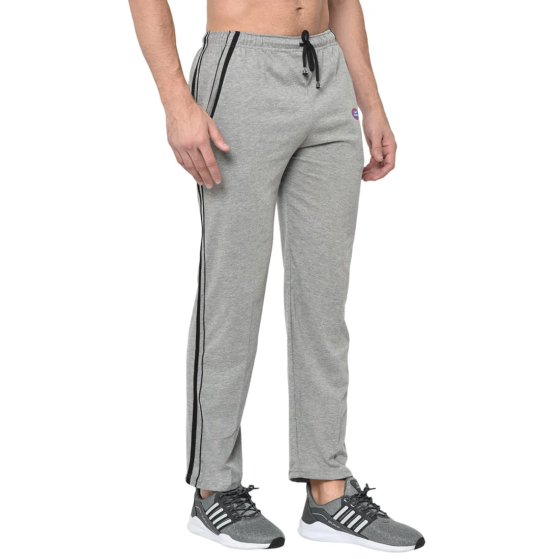 Vimal Jonney Grey Cotton Trackpant For Men's