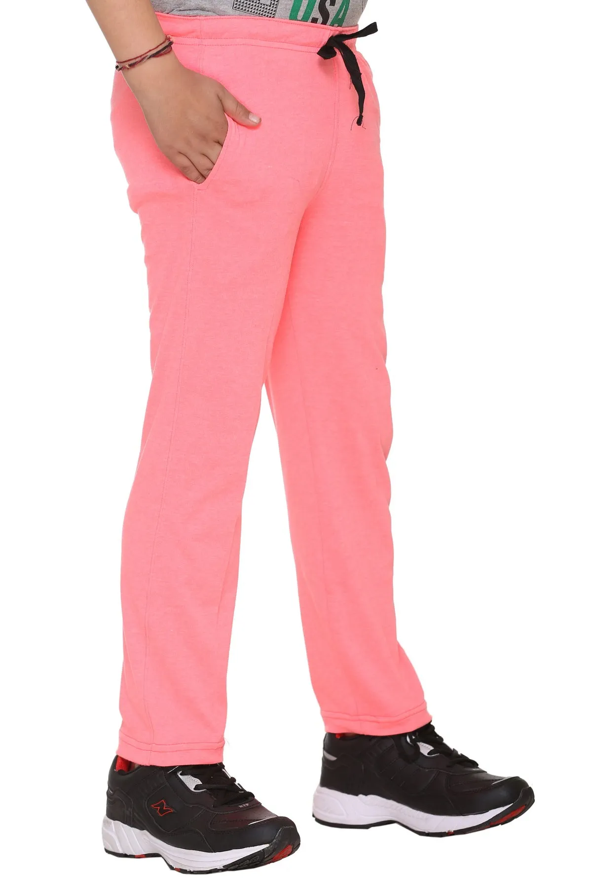 Vimal Jonney Kids's Peach Trackpants