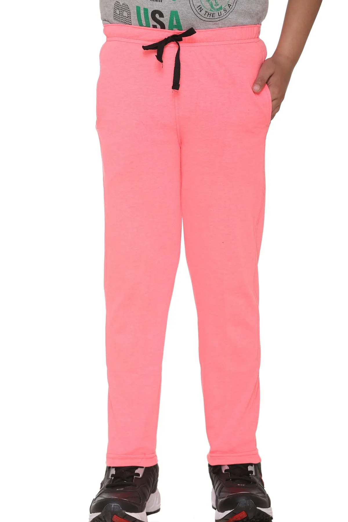 Vimal Jonney Kids's Peach Trackpants