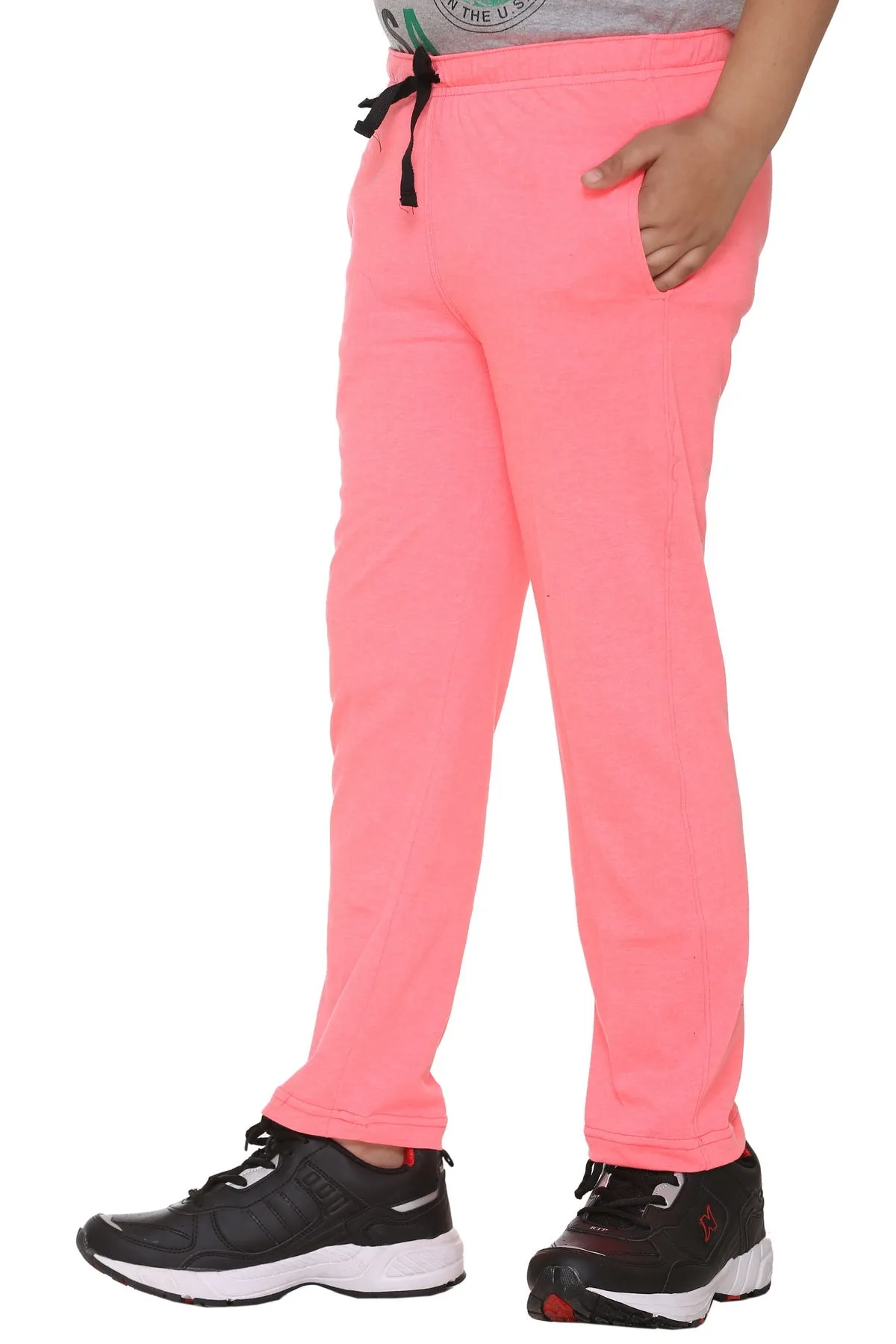 Vimal Jonney Kids's Peach Trackpants