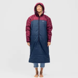 VOITED Premium Slumber Jacket for Camping, Vanlife & Indoor - Cardinal / Navy / Black